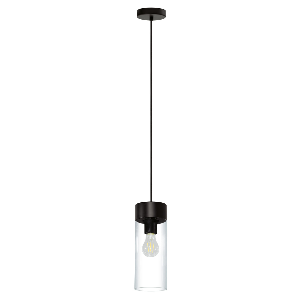 Montey 4" Pendant Light - Matte Black