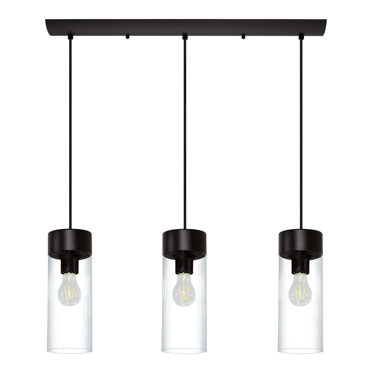 Montey 28" Pendant Light - Matte Black