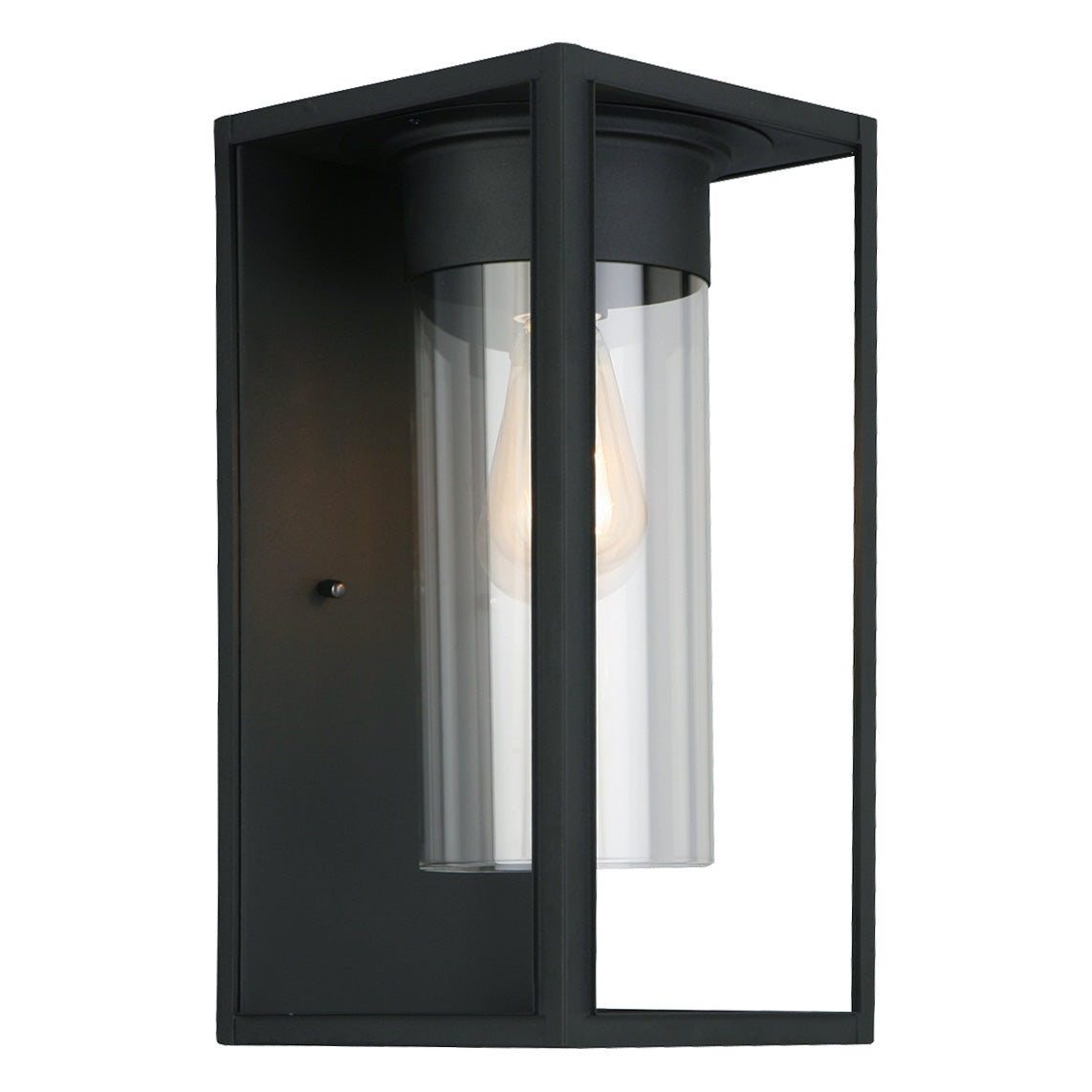 Walker Hill 15" Exterior Wall Sconce - Textured Black