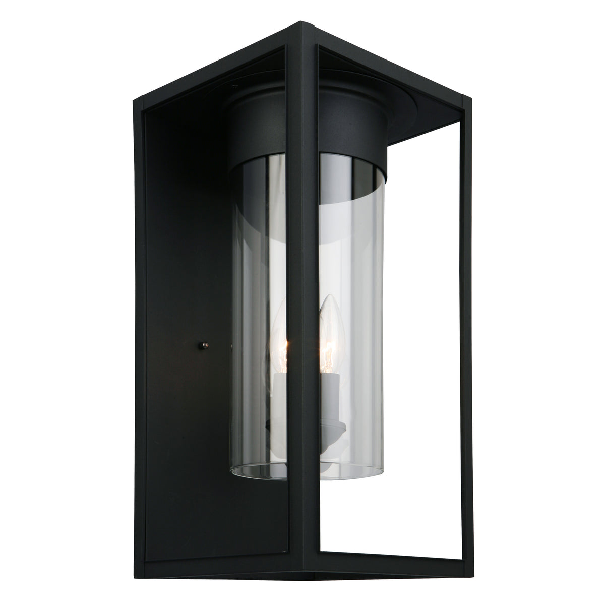 Walker Hill 18" Exterior Wall Sconce - Textured Black