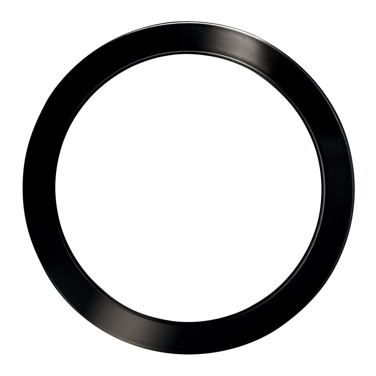 Trago Trim 5" Round - Black Chrome