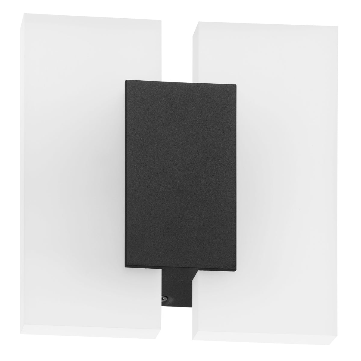 Metrass 2 8" LED Wall Sconce - Textured Black