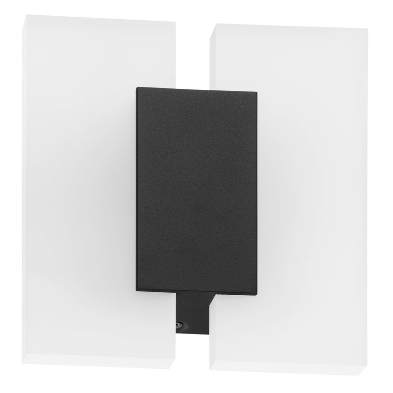 Metrass 2 8" LED Wall Sconce - Textured Black