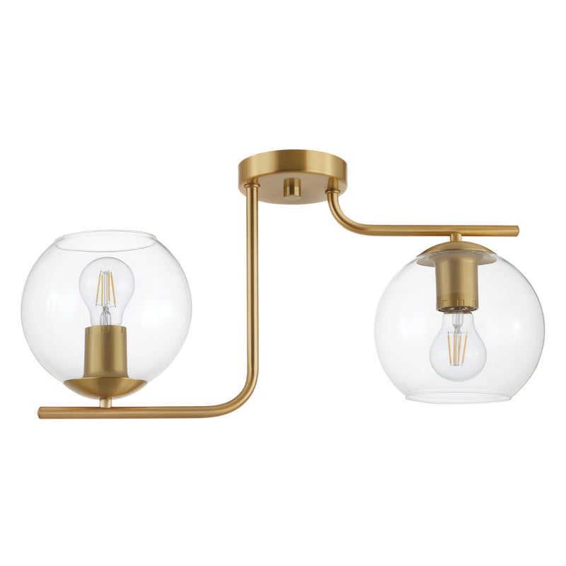 Marojales 22" Flush Mount - Brushed Gold