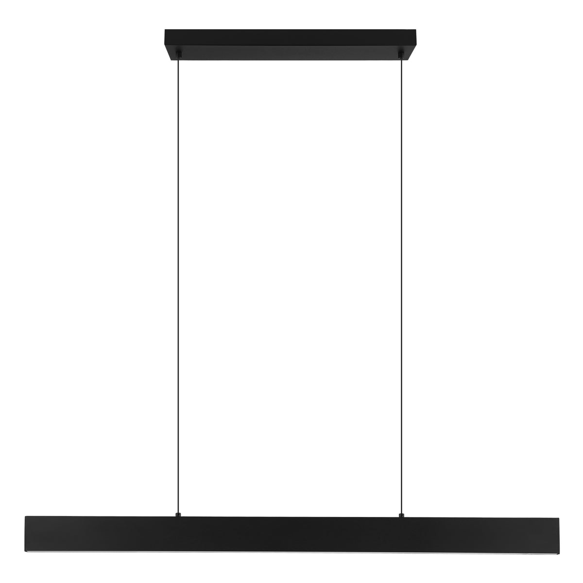 Climene 46" LED Linear Chandelier - Textured Black