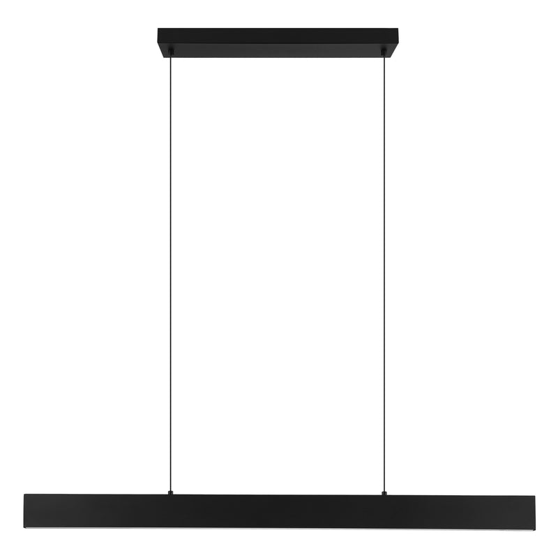 Climene 46" LED Linear Chandelier - Textured Black