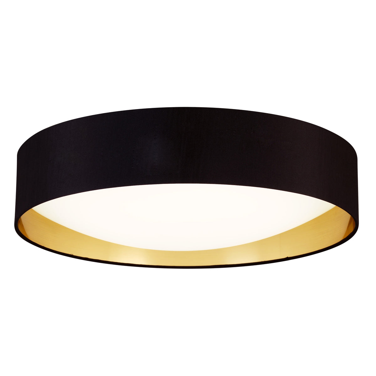 Orme 20" LED Flush Mount - Black / Gold