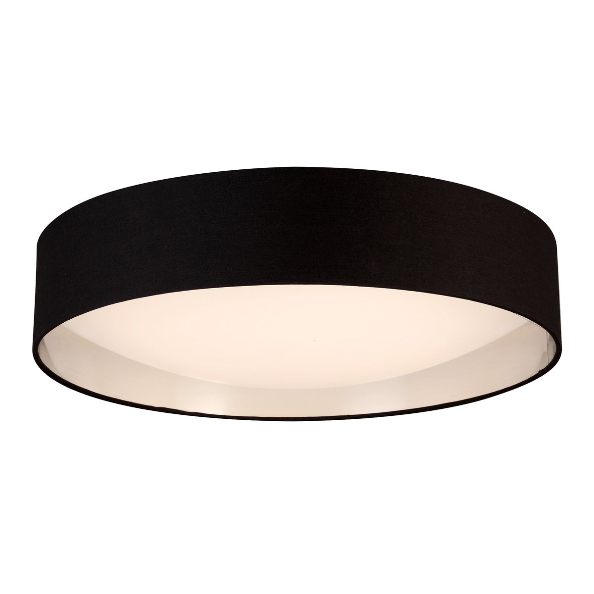 Orme 20" LED Flush Mount - Black / Nickel