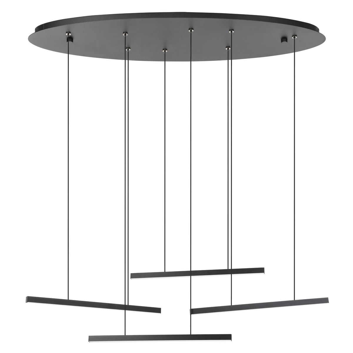 Lindoza 37" LED Pendant Light - Textured Black