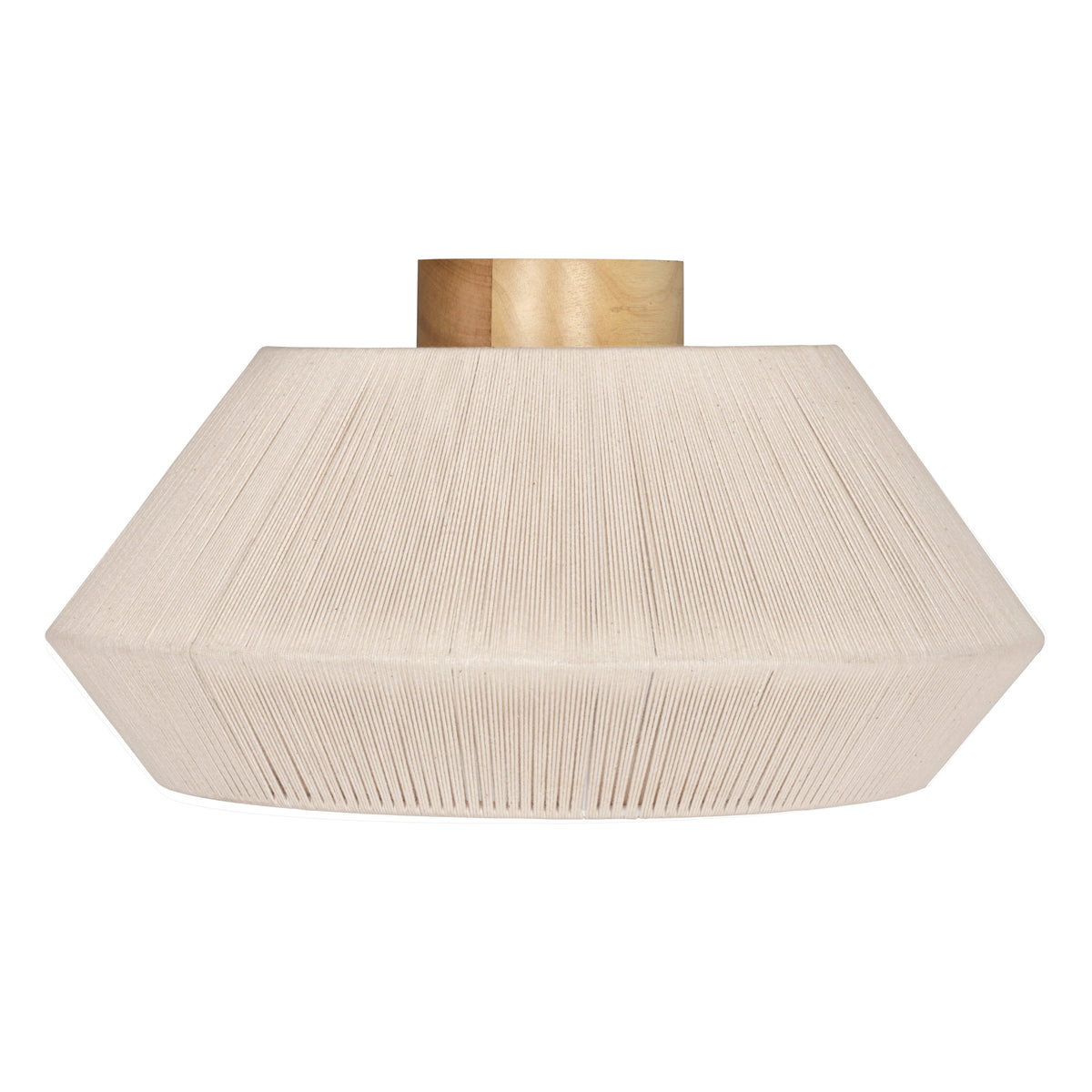 Lanier 19" Flush Mount - Rubberwood