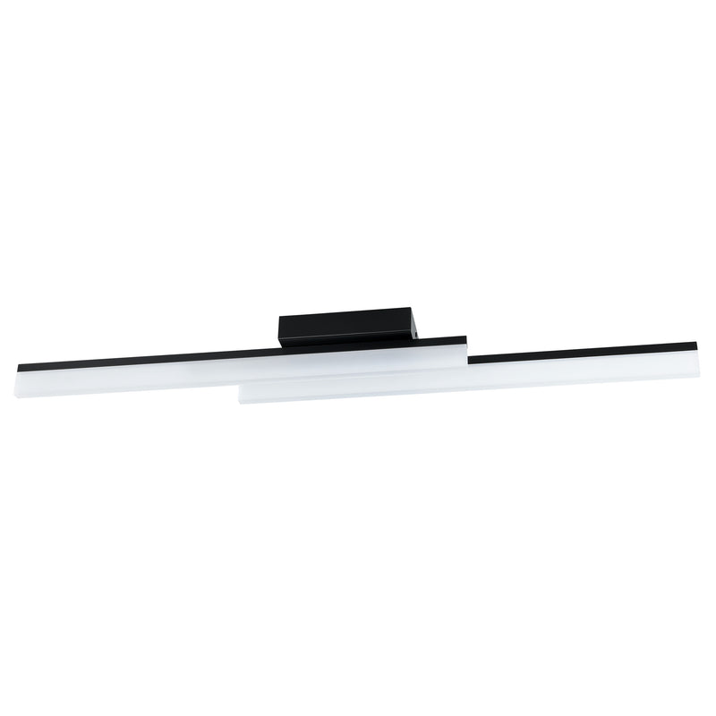 Palmital 1 35" 3CCT LED Flush Mount - Matte Black