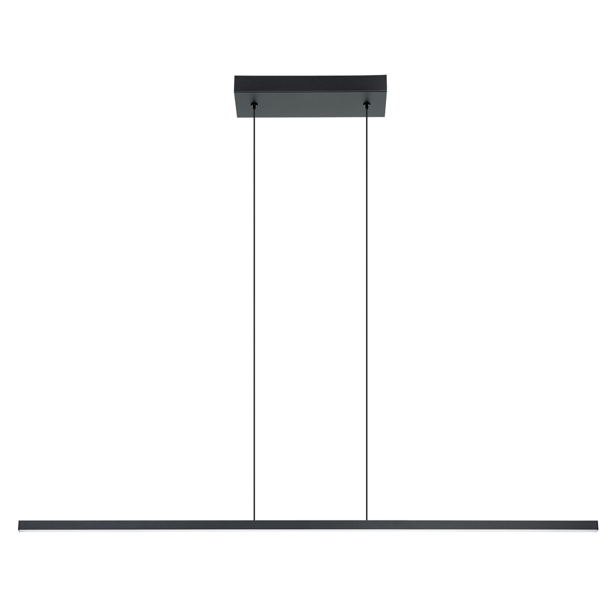 Amrisa 46" LED Linear Chandelier - Textured Black