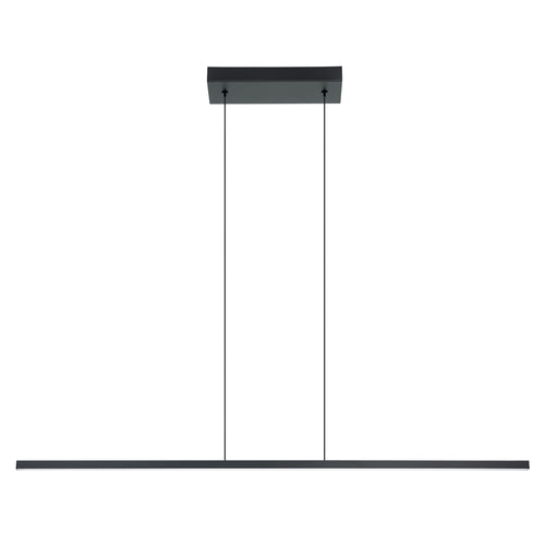 Amrisa 46" LED Linear Chandelier - Textured Black