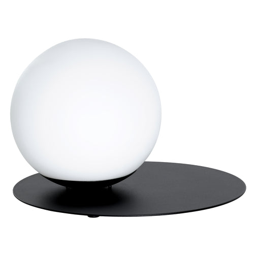 Arenales 8" Table Lamp - Textured Black