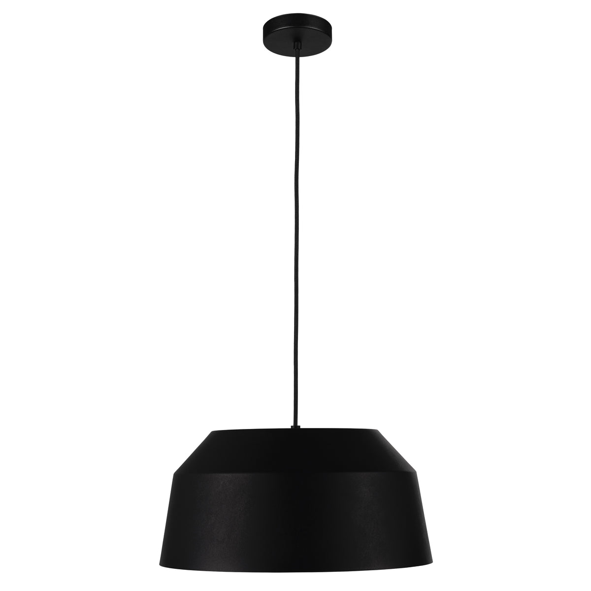 Contrisa 20" Pendant Light - Textured Black