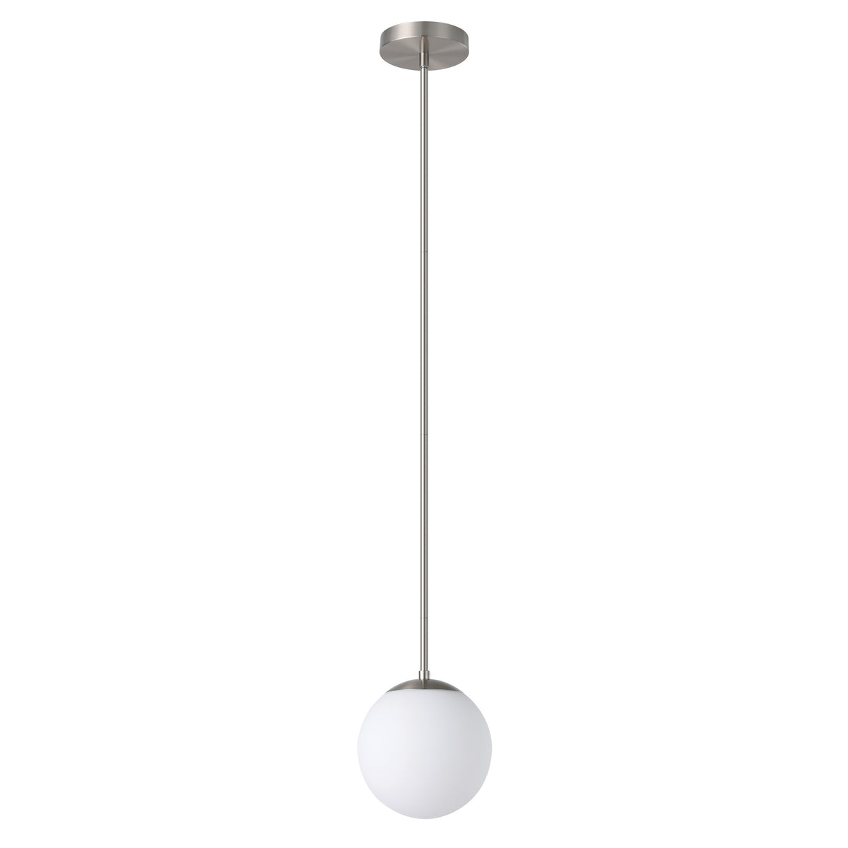 Rondo 8" Pendant Light - Brushed Nickel