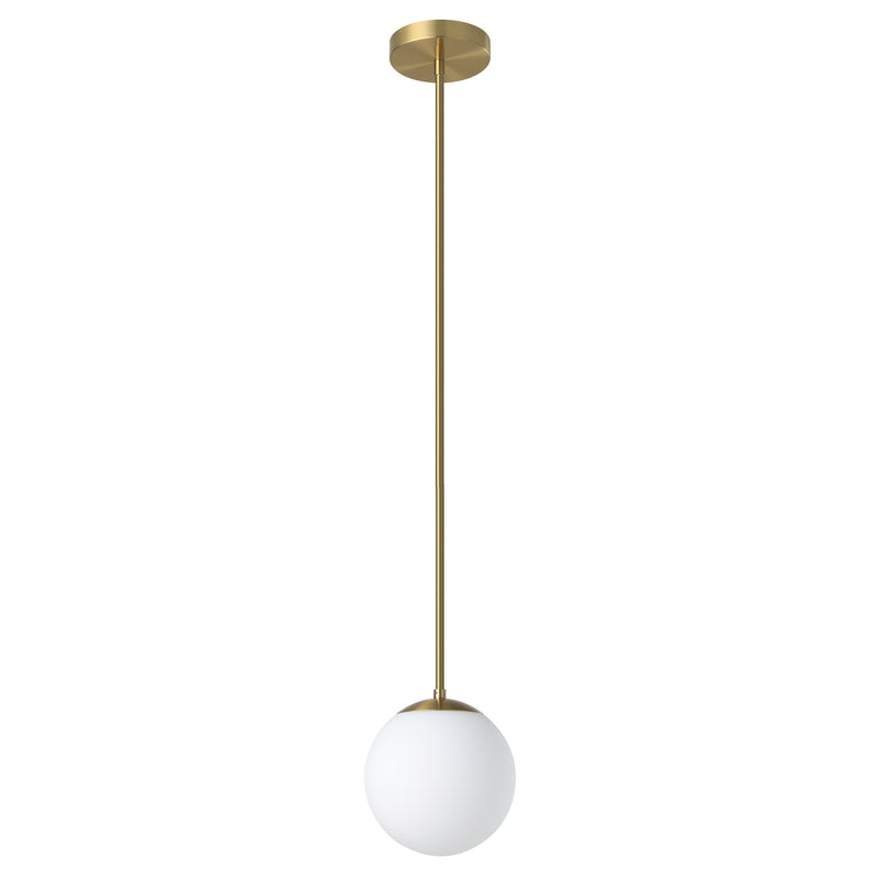 Rondo 8" Pendant Light - Brushed Gold