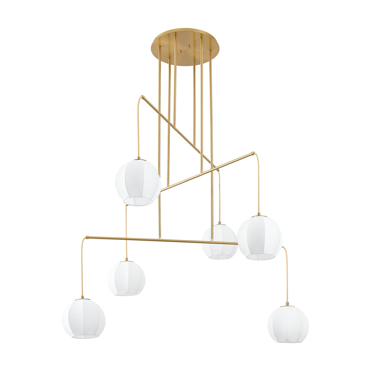 Bryony 48" Chandelier - Brushed Gold