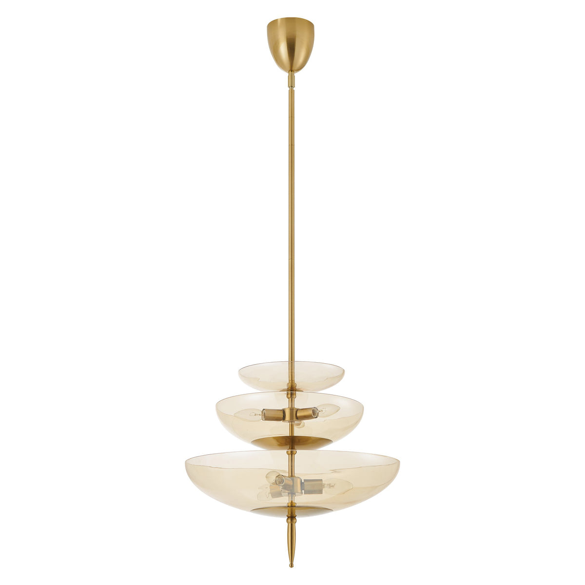 Fiorello 21" Pendant Light - Brushed Gold