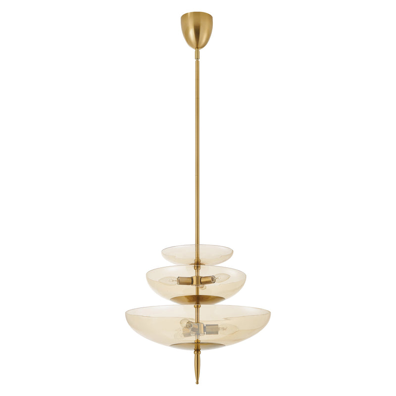 Fiorello 21" Pendant Light - Brushed Gold