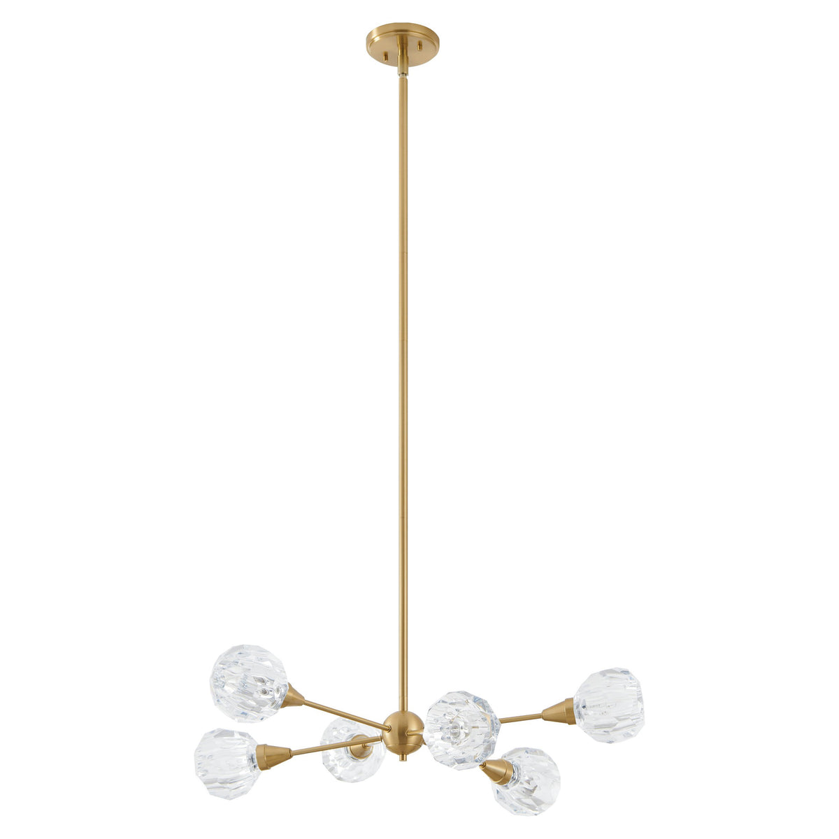 Helena 32" Chandelier - Brushed Gold