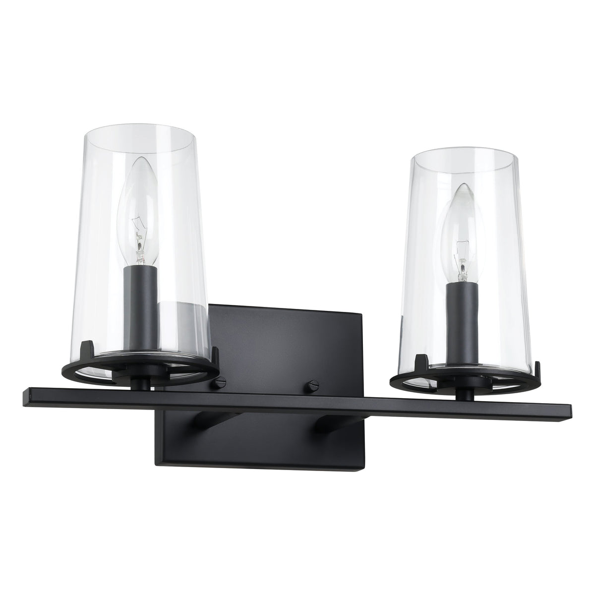 Jared 15" Vanity Light - Matte Black