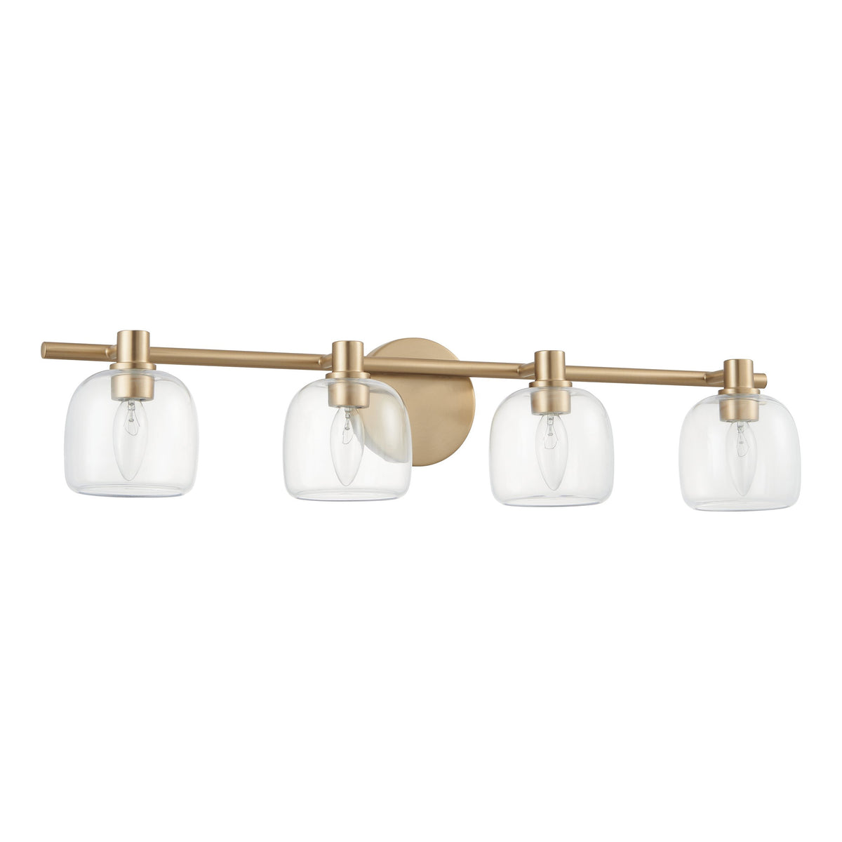 Valentina 30" Vanity Light - Champagne Gold / Clear