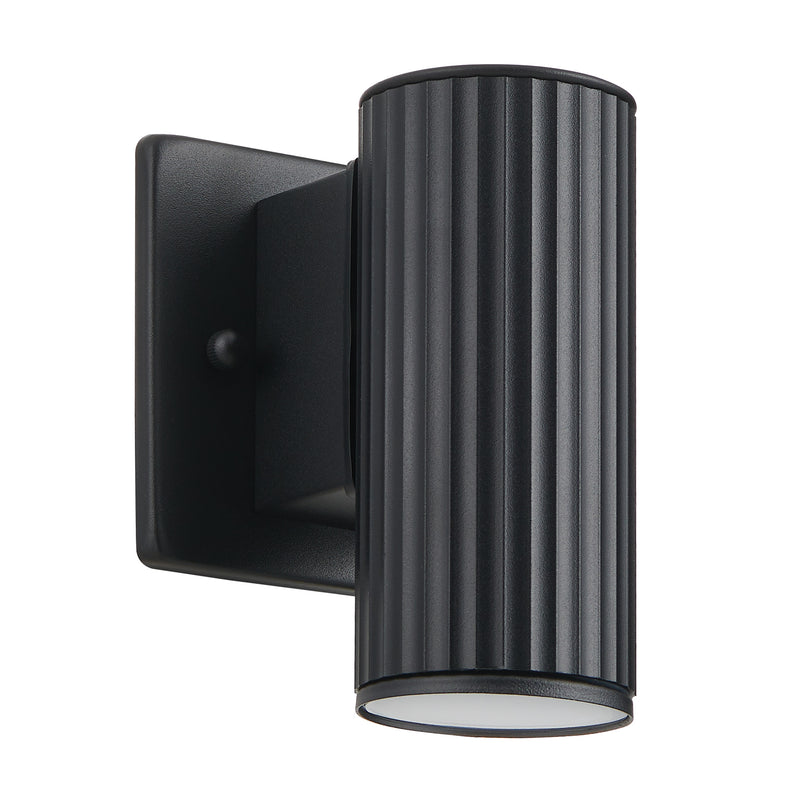 Portillo 6" GU10 Exterior Wall Sconce - Textured Black
