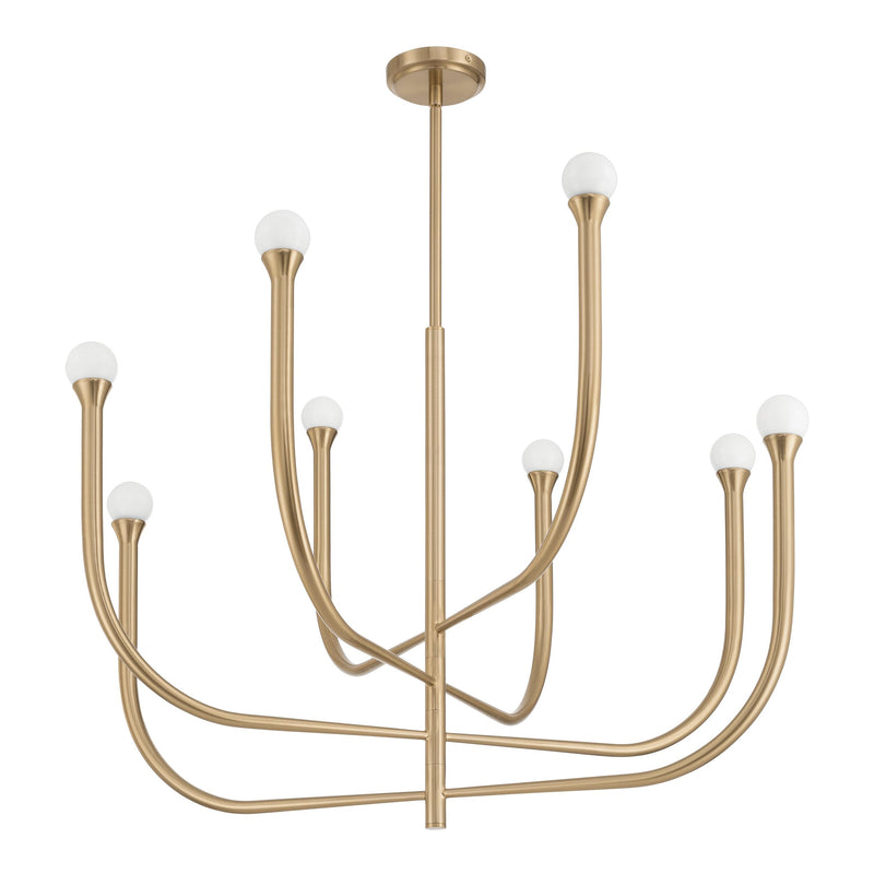 Dahlia 36" Chandelier - Brass