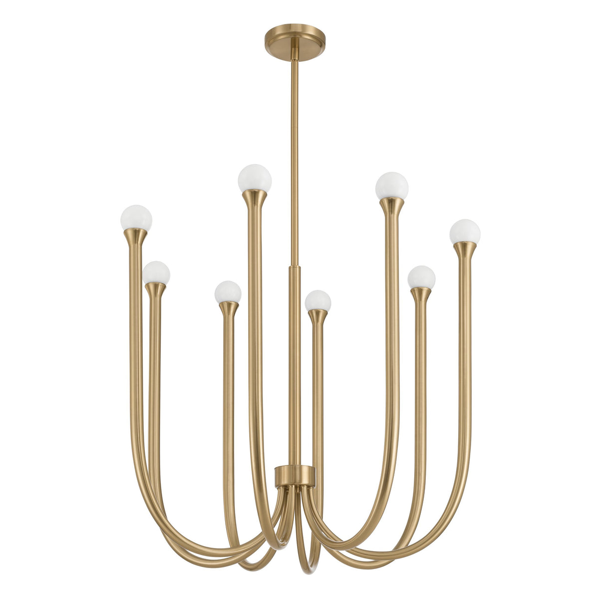 Dahlia 28" Chandelier - Brass