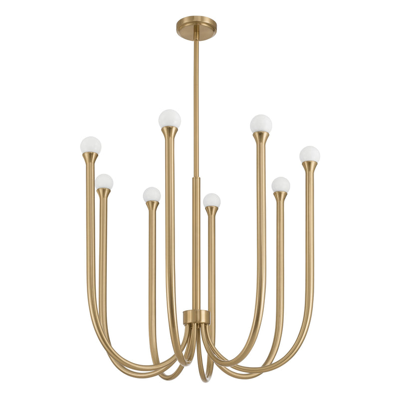 Dahlia 28" Chandelier - Brass