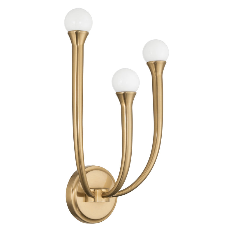 Dahlia 18" Wall Sconce - Brass