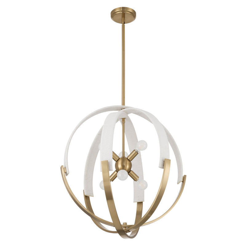 Abbey 23" Chandelier - Brass