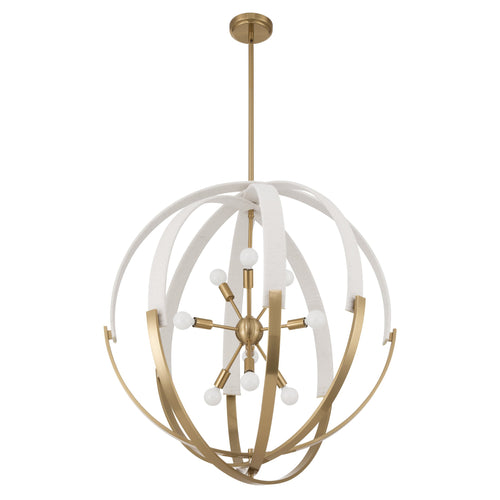 Abbey 31" Chandelier - Brass