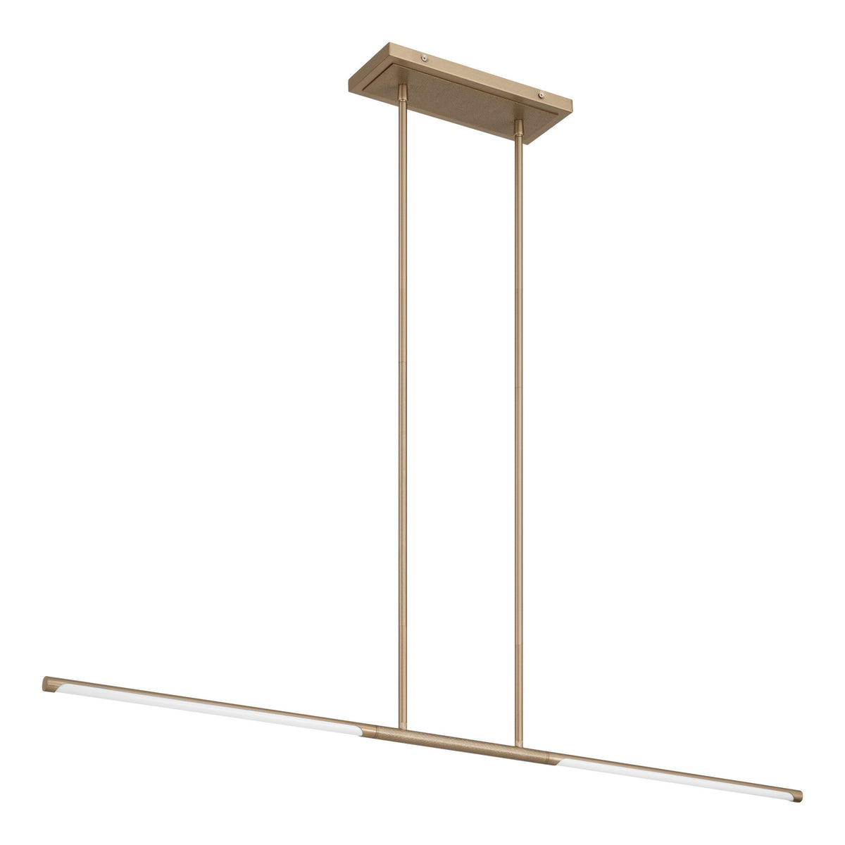 Overture 48" 5CCT LED Linear Chandelier - Champagne Gold