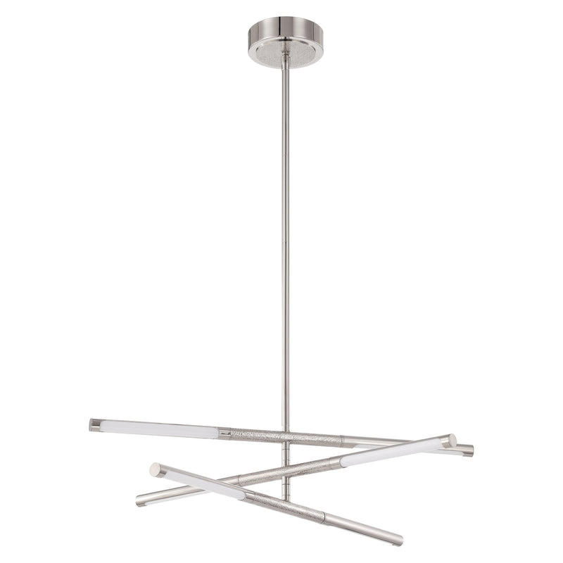 Overture 24" 5CCT LED Chandelier - Polished Nickel