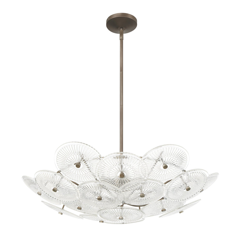 Avril 29" Chandelier - Forged Bronze