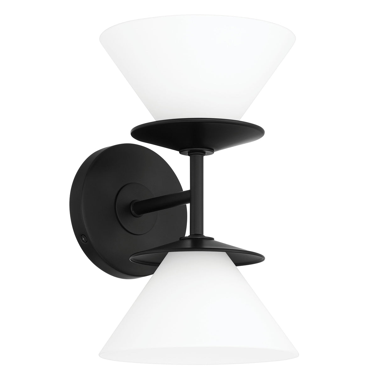 Tremolo 11" Vanity Light - Matte Black / Champagne Gold