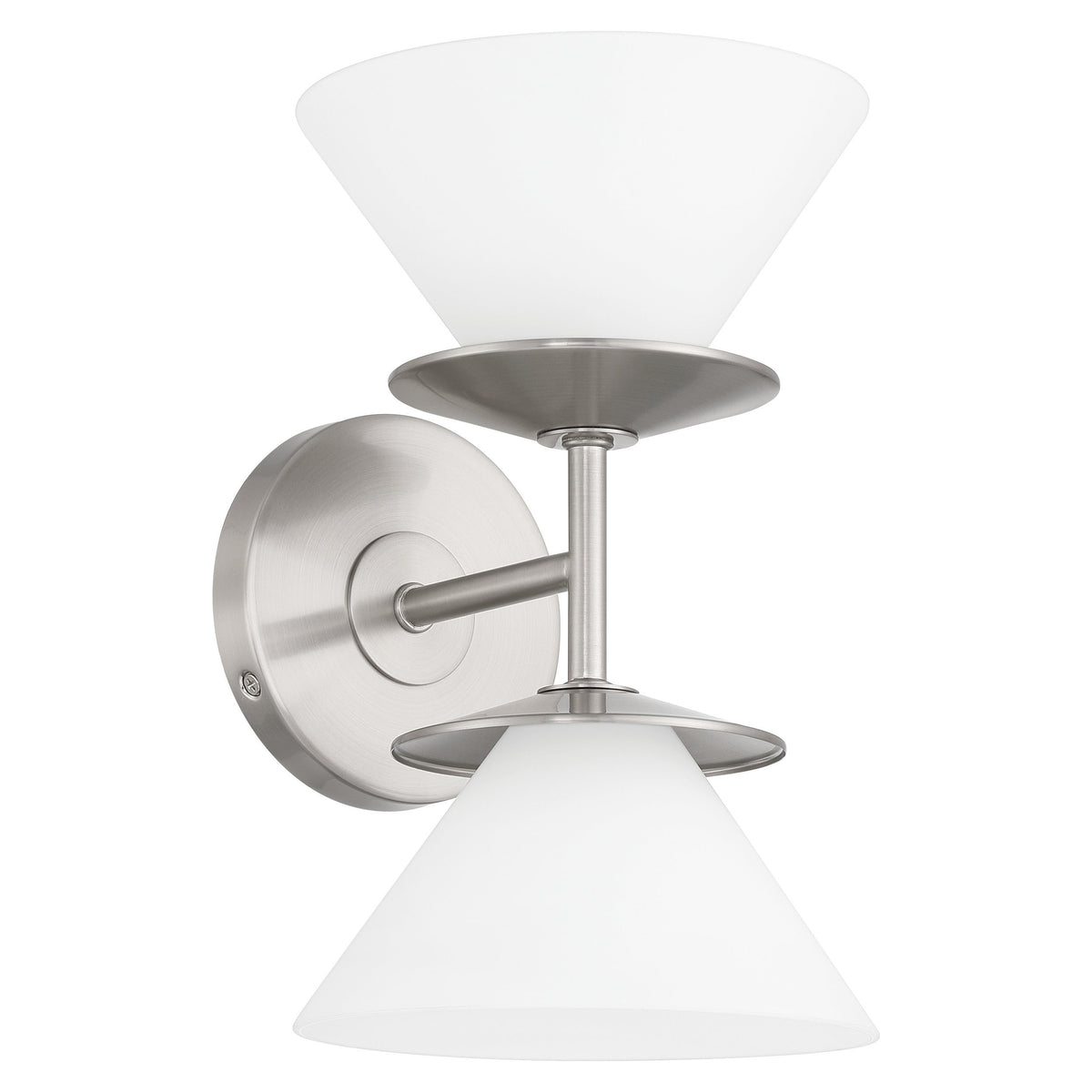 Tremolo 11" Vanity Light - Brushed Nickel / Polished Nickel