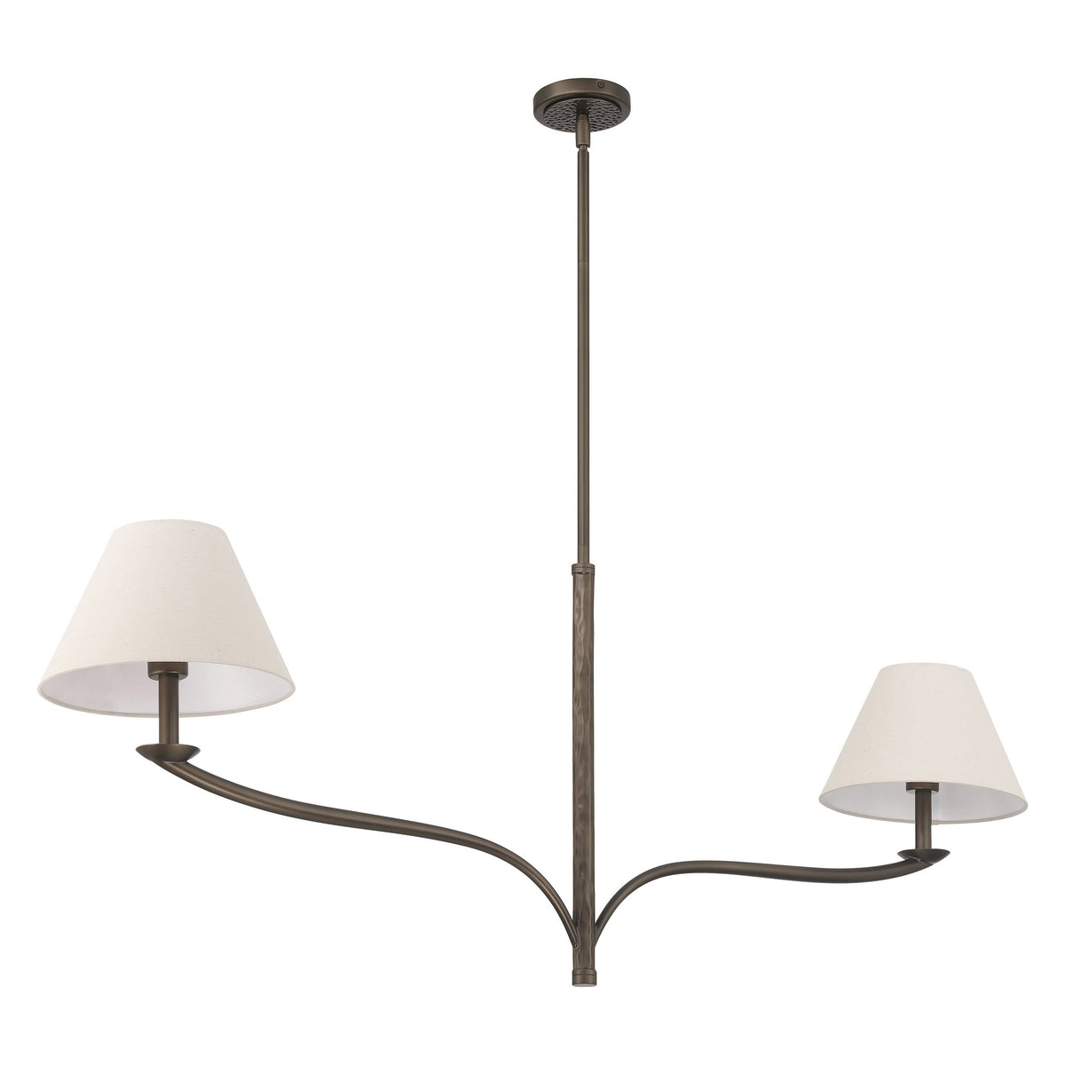 Bethany 56" Linear Chandelier - Forged Bronze