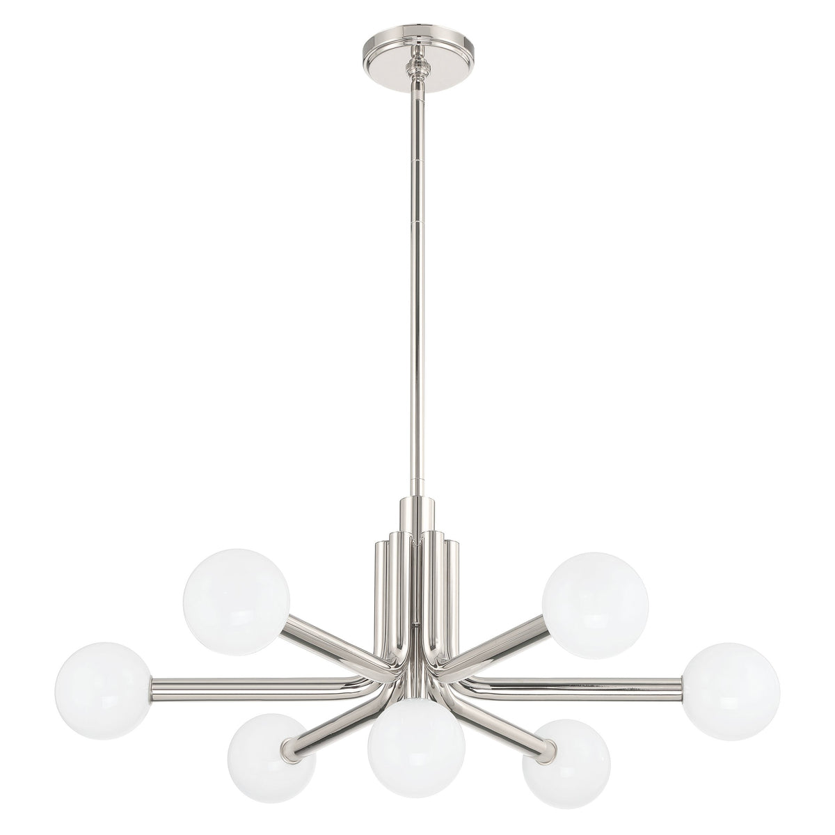 Stockholm 29" Chandelier - Polished Nickel