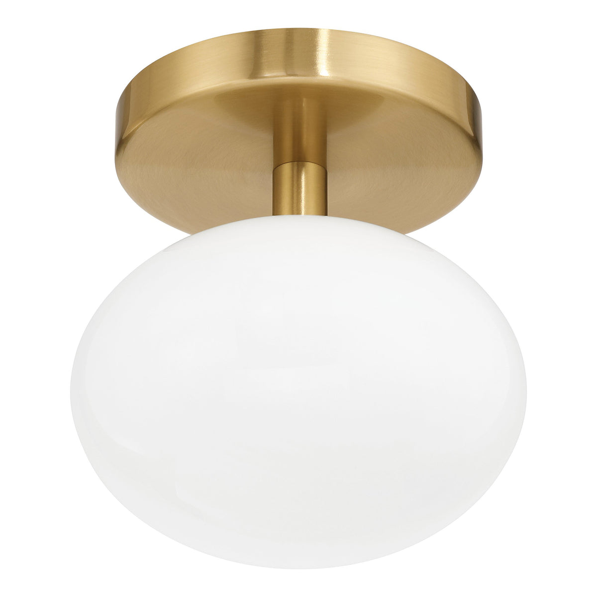 Julep 6" Semi-Flush Mount - Brushed Gold