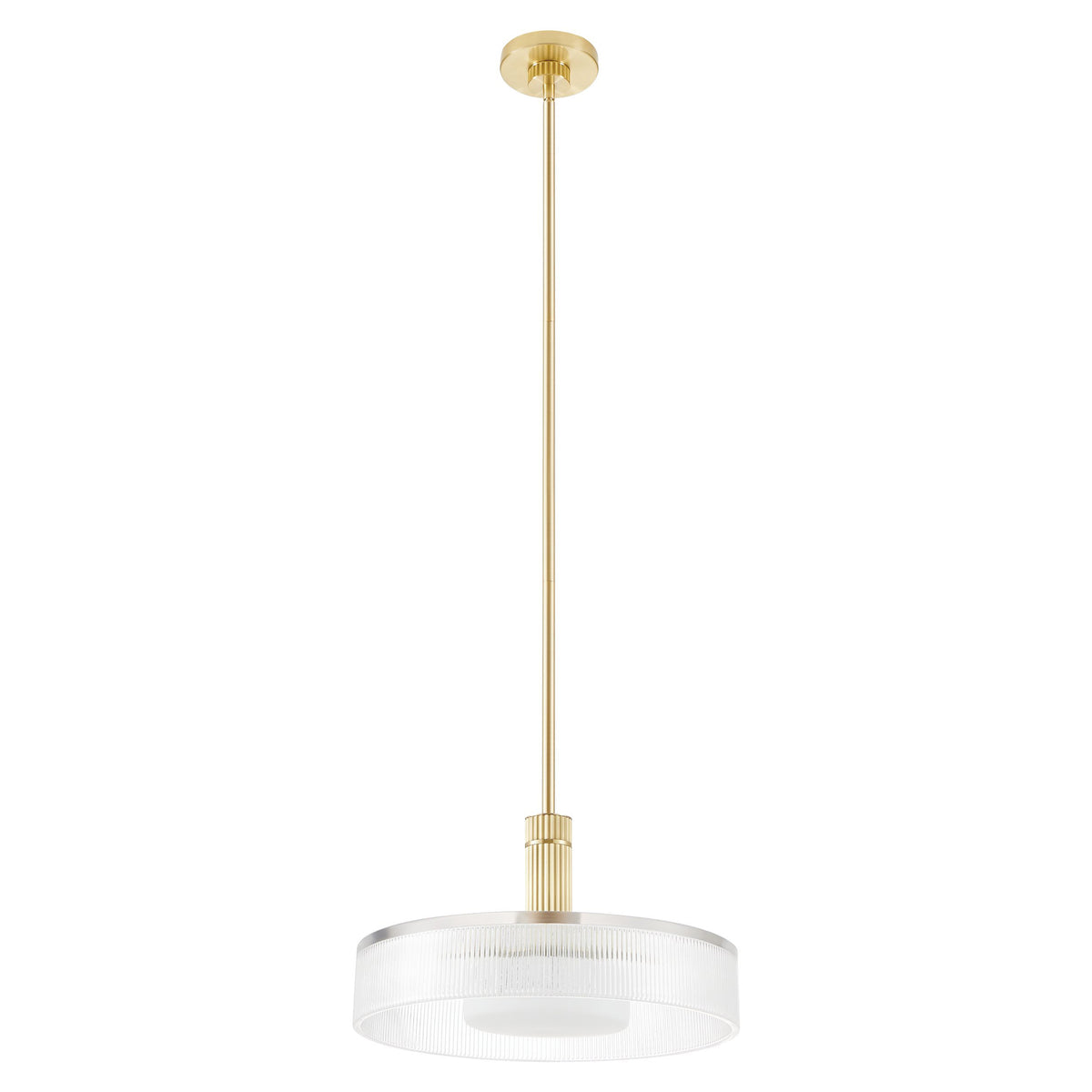 Como 18" Convertible Pendant - Champagne Gold