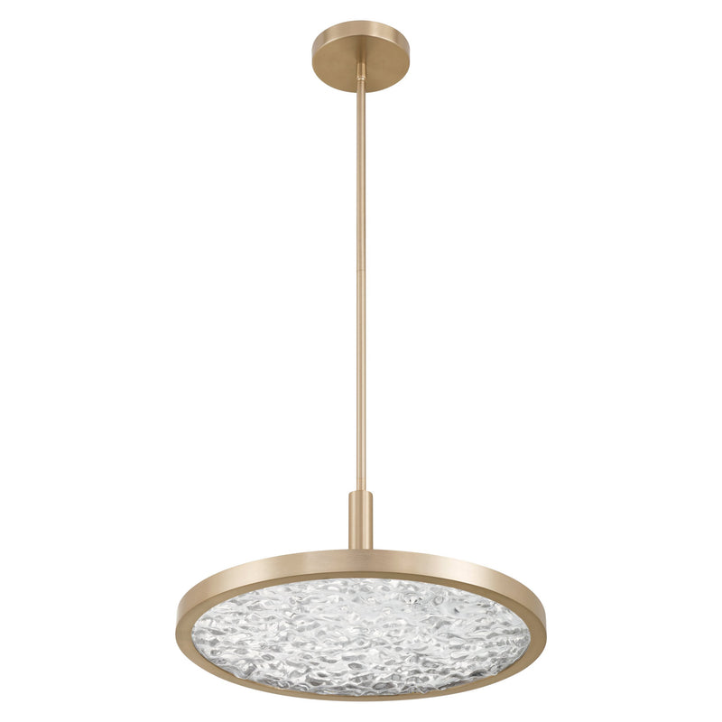 Courtney 18" 5CCT LED Convertible Pendant - Champagne Gold