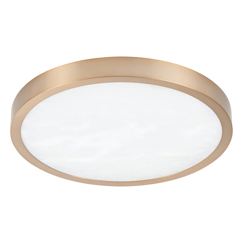 Argyle 16" 5CCT LED Flush Mount - Champagne Gold / Alabaster