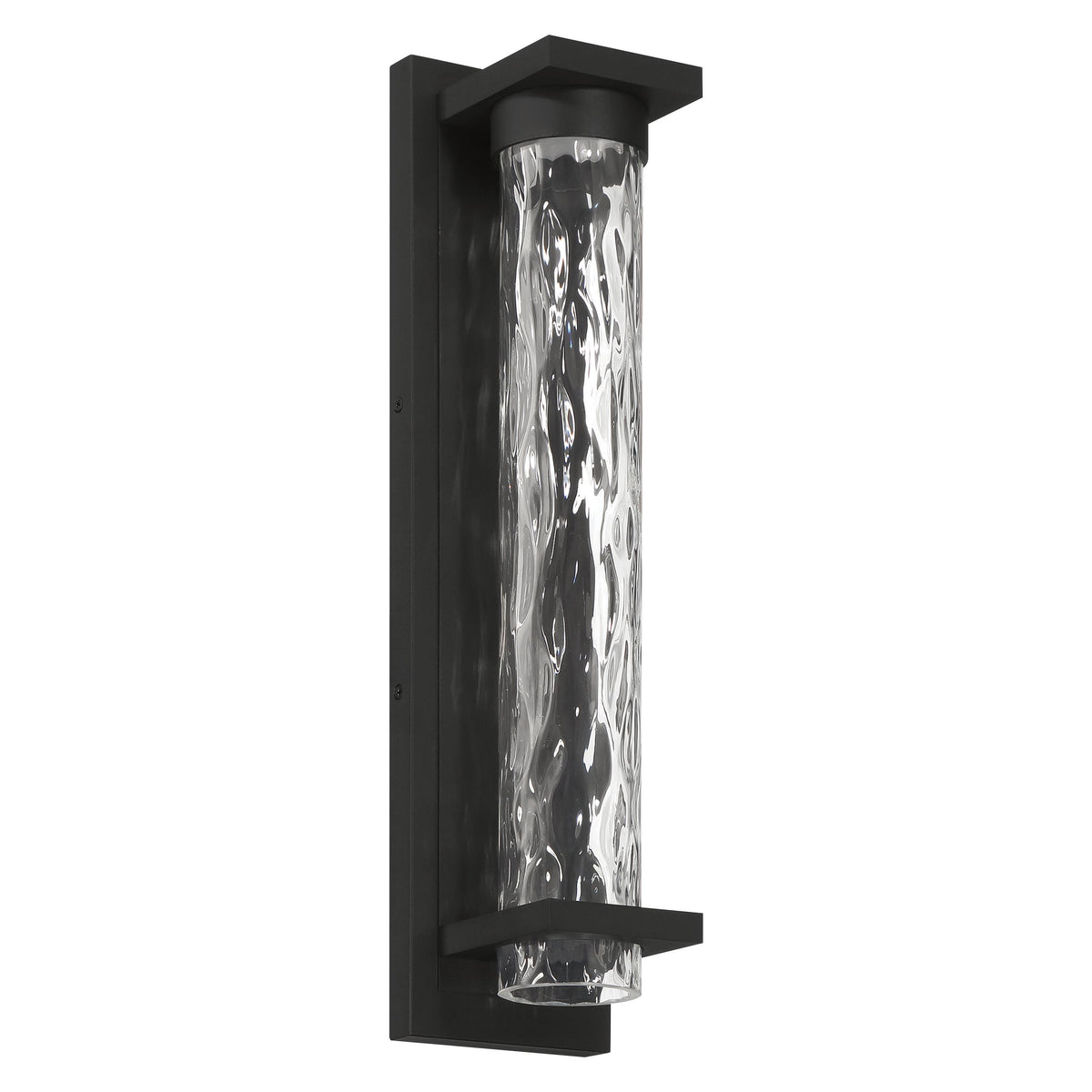 Lionel 20" LED Exterior Wall Sconce - Textured Black