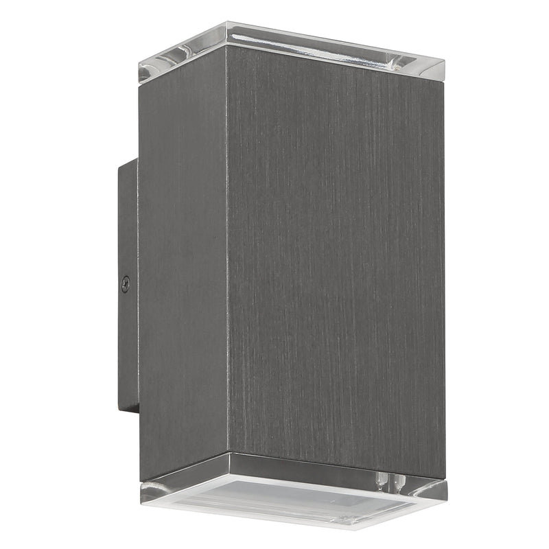 Jasper 8" LED Exterior Wall Sconce - Graphite
