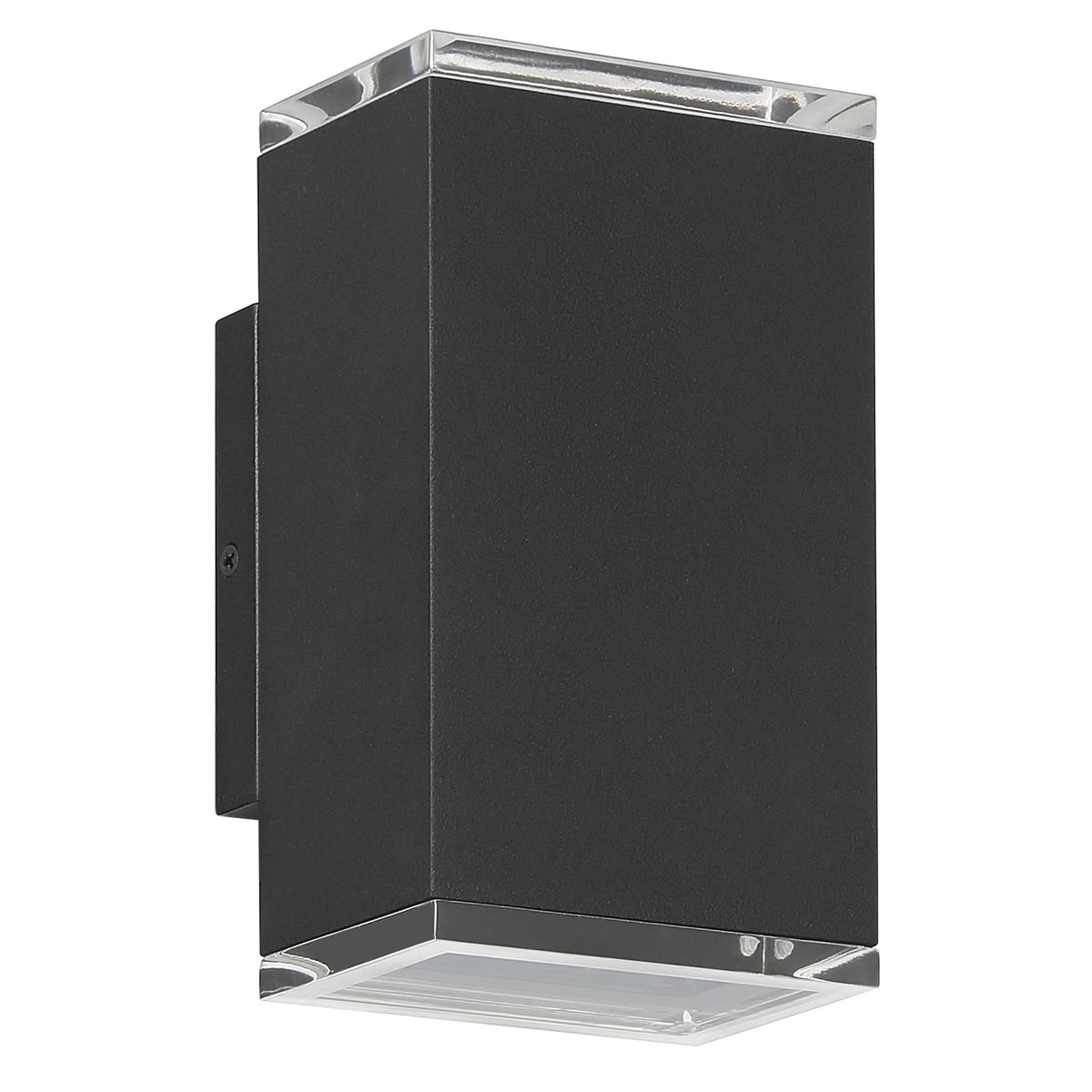 Jasper 8" LED Exterior Wall Sconce - Textured Black