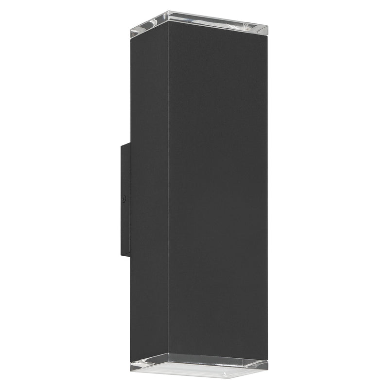 Jasper 14" LED Exterior Wall Sconce - Textured Black