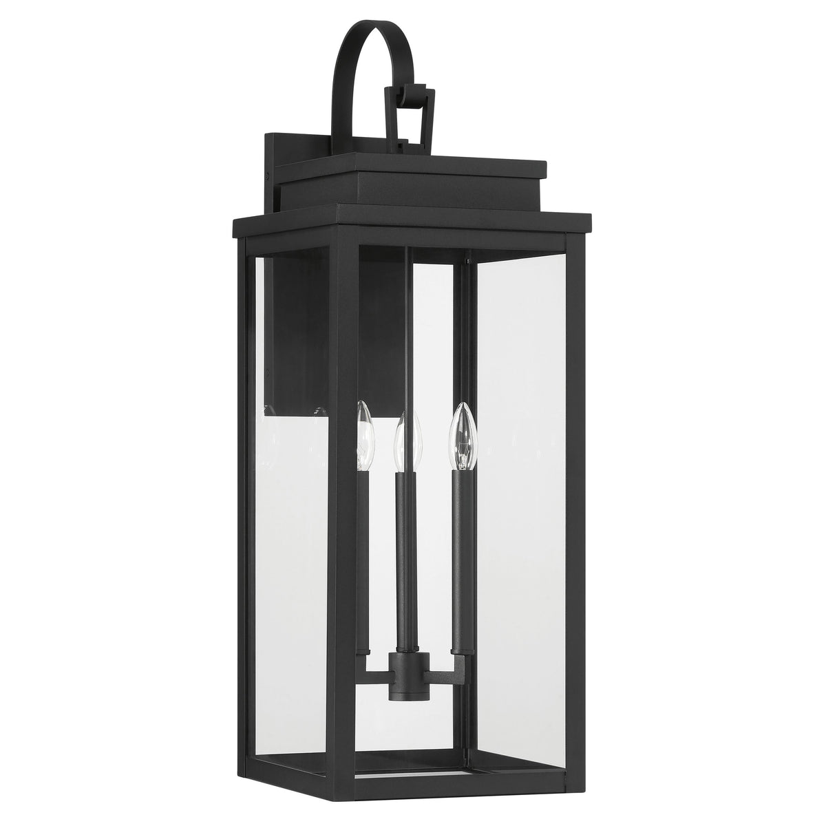 Hillside 31" Exterior Wall Sconce - Textured Black